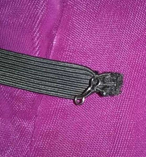 1960s Mr. Blackwell Custom Purple Velvet Evening Dress