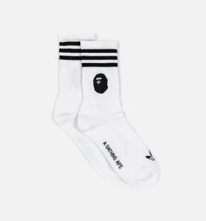 Adidas Clothing Bape Dame 9 Mens Socks - Black/White
