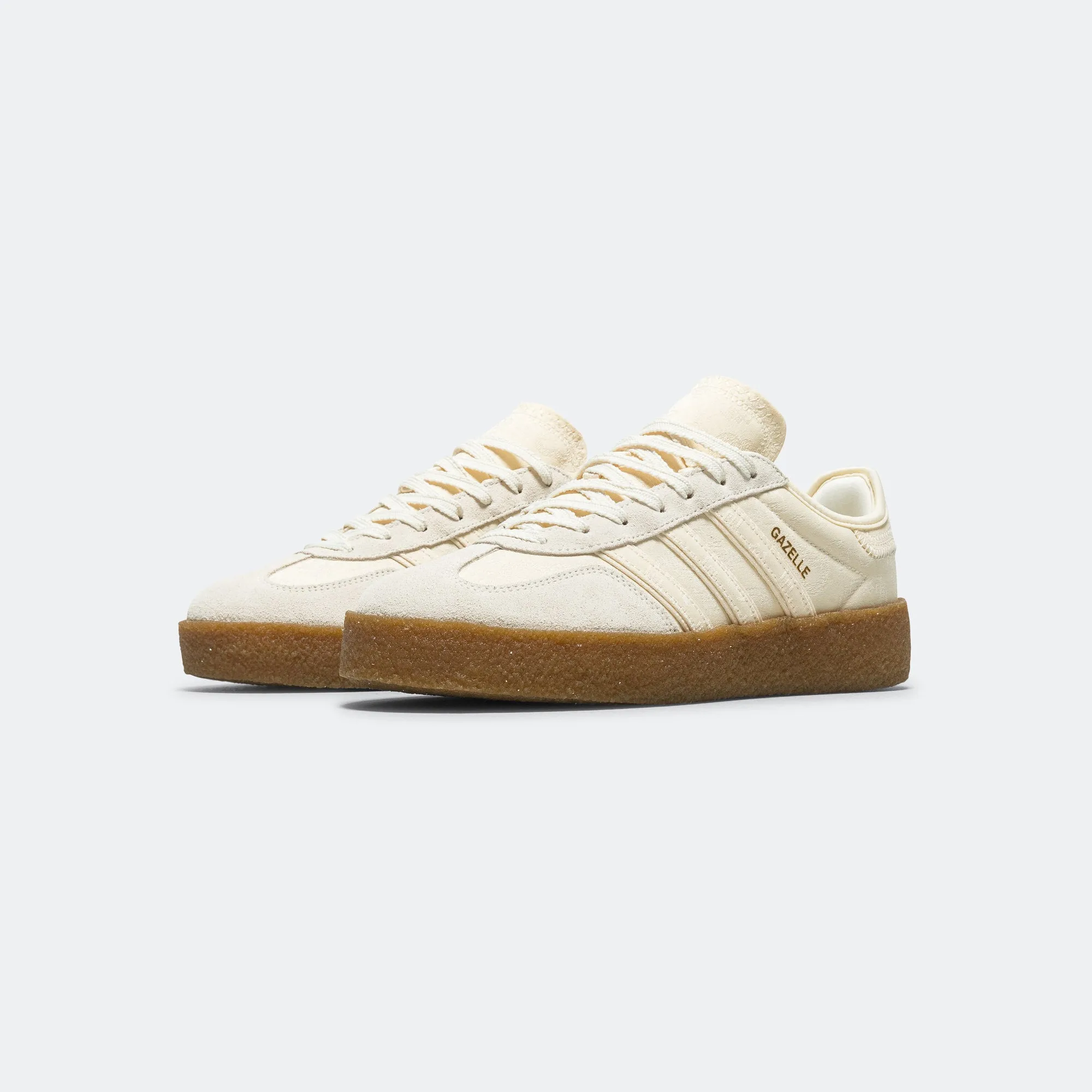 Adidas Clothing Gazelle by Edison Chen x CLOT - Cream White/Core White-Gold Metallic