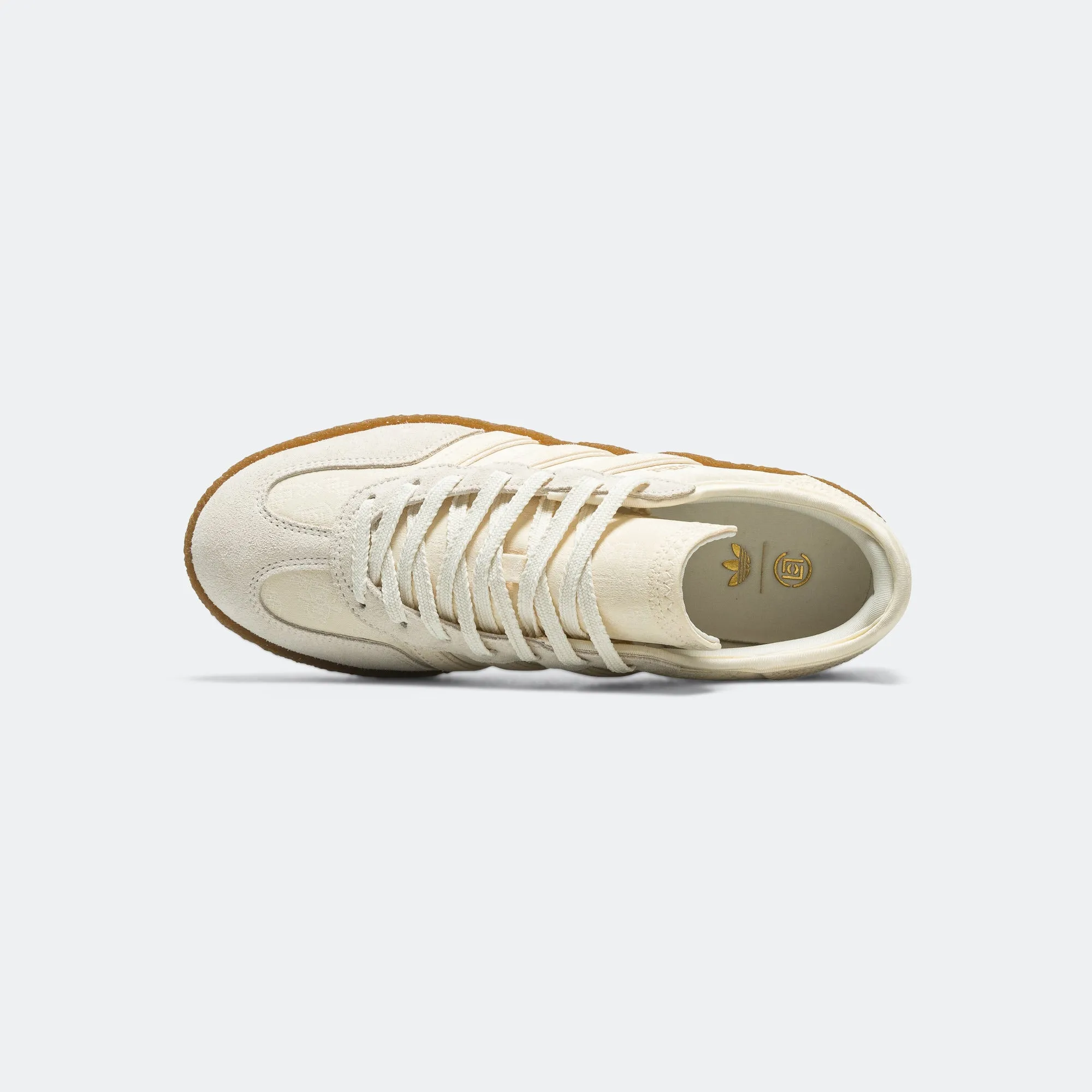 Adidas Clothing Gazelle by Edison Chen x CLOT - Cream White/Core White-Gold Metallic
