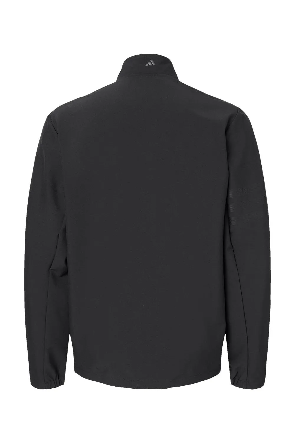 Adidas Mens 3 Stripes Water Resistant Full Zip Jacket - Black