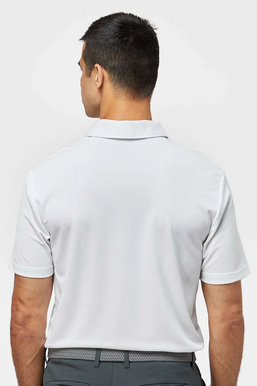 Adidas Mens Camo Chest Print Short Sleeve Polo Shirt - White
