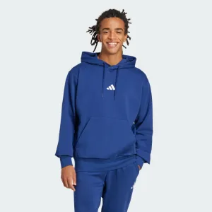 ADIDAS MEN'S FEELCOZY FLEECE NAVY HOODIE Cothing_Mens-Adidas
