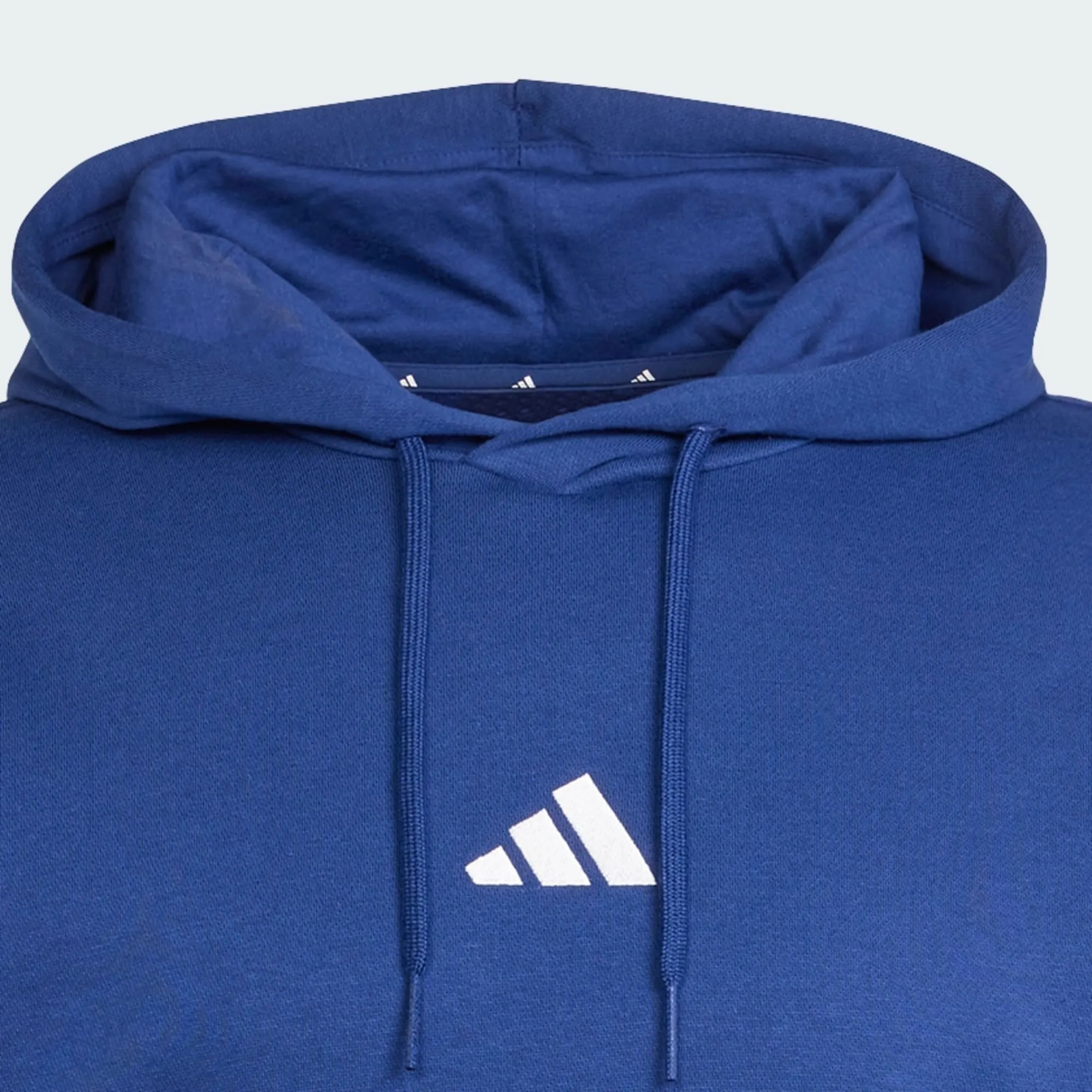 ADIDAS MEN'S FEELCOZY FLEECE NAVY HOODIE Cothing_Mens-Adidas