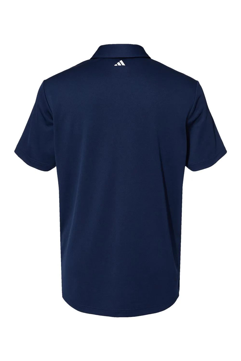 Adidas Mens Floating 3 Stripes UPF 50  Short Sleeve Polo Shirt - Team Navy Blue/White