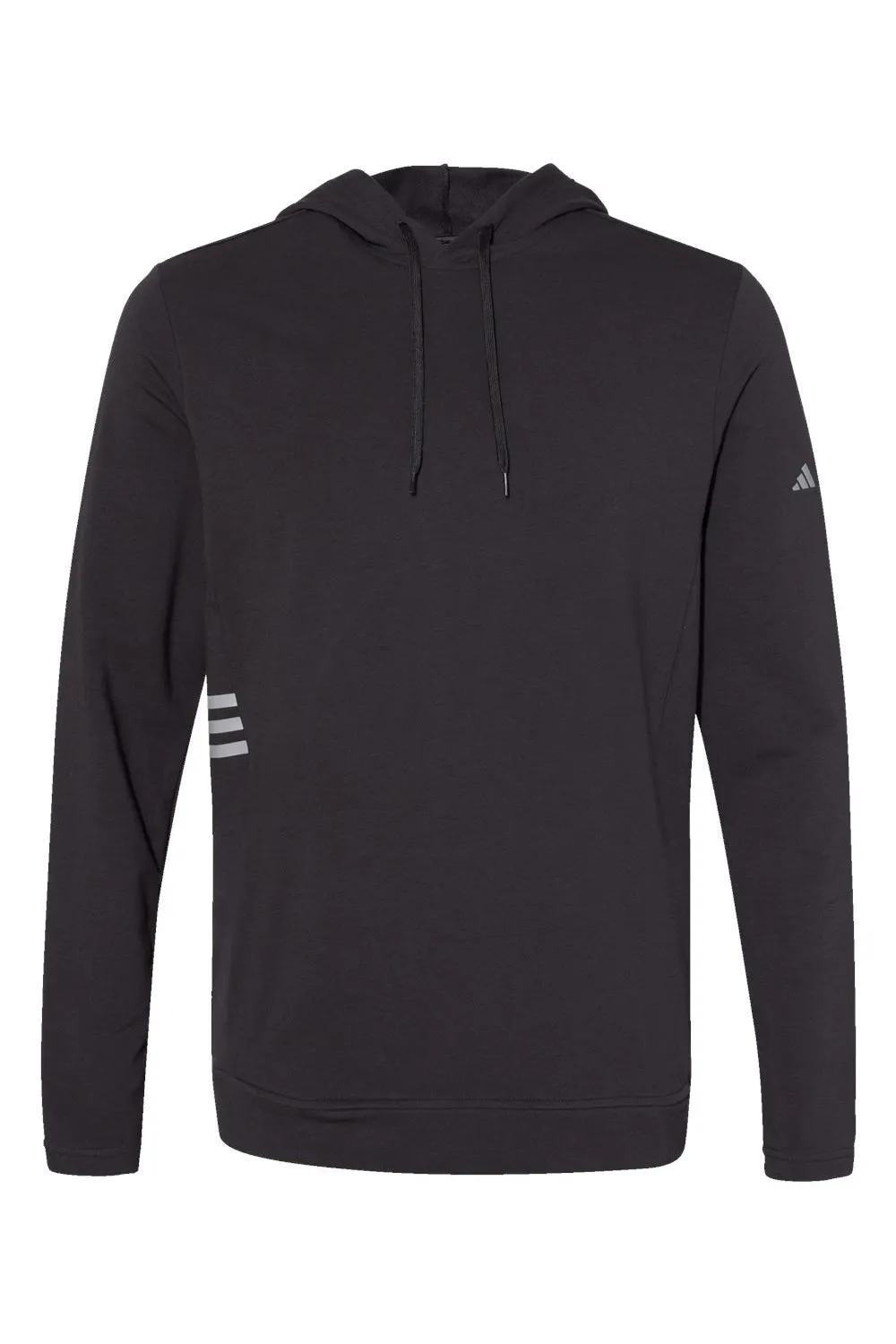 Adidas Mens Hooded Sweatshirt Hoodie w/ Pockets - Black - Closeout