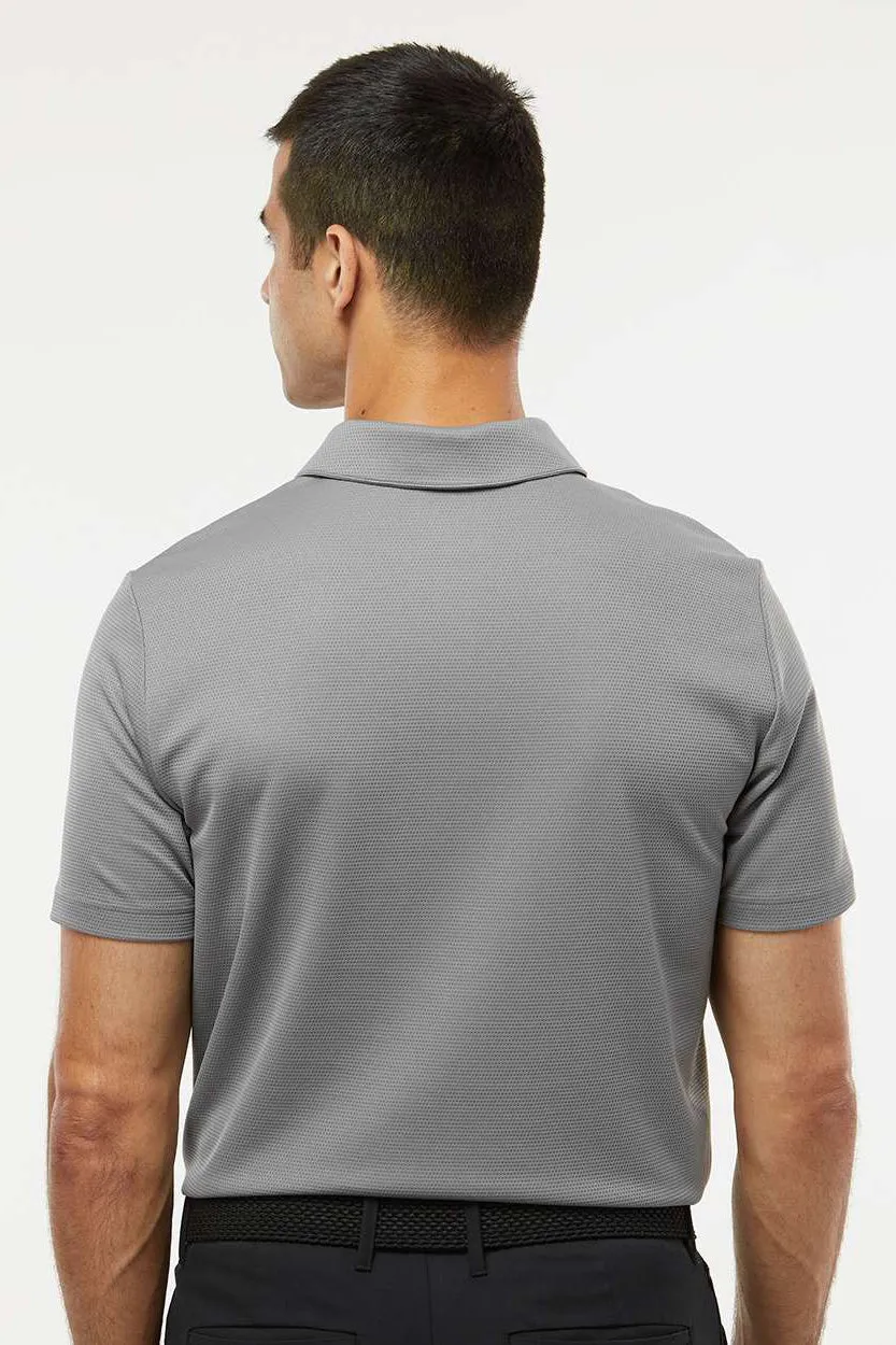 Adidas Mens Micro Pique Short Sleeve Polo Shirt - Grey