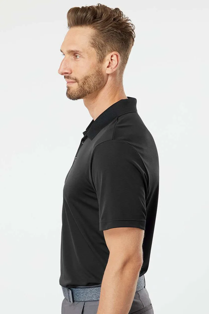 Adidas Mens Performance UPF 50  Short Sleeve Polo Shirt - Black
