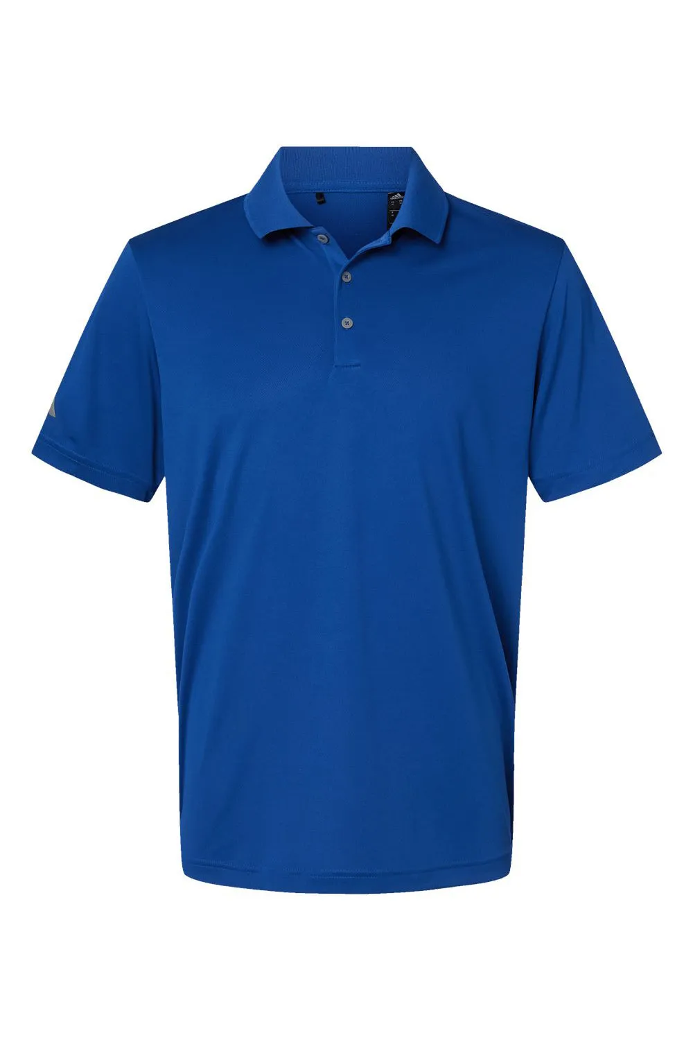 Adidas Mens Performance UPF 50  Short Sleeve Polo Shirt - Collegiate Royal Blue