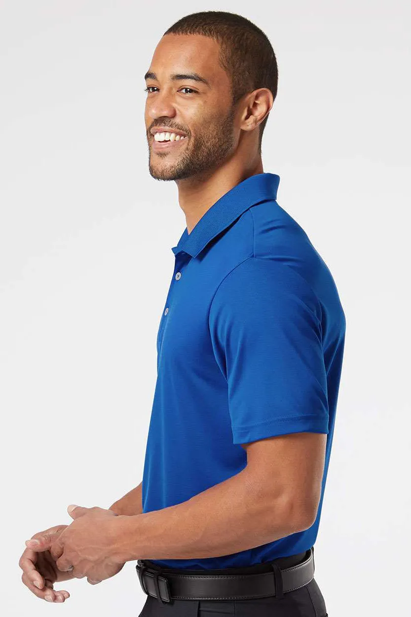 Adidas Mens Performance UPF 50  Short Sleeve Polo Shirt - Collegiate Royal Blue