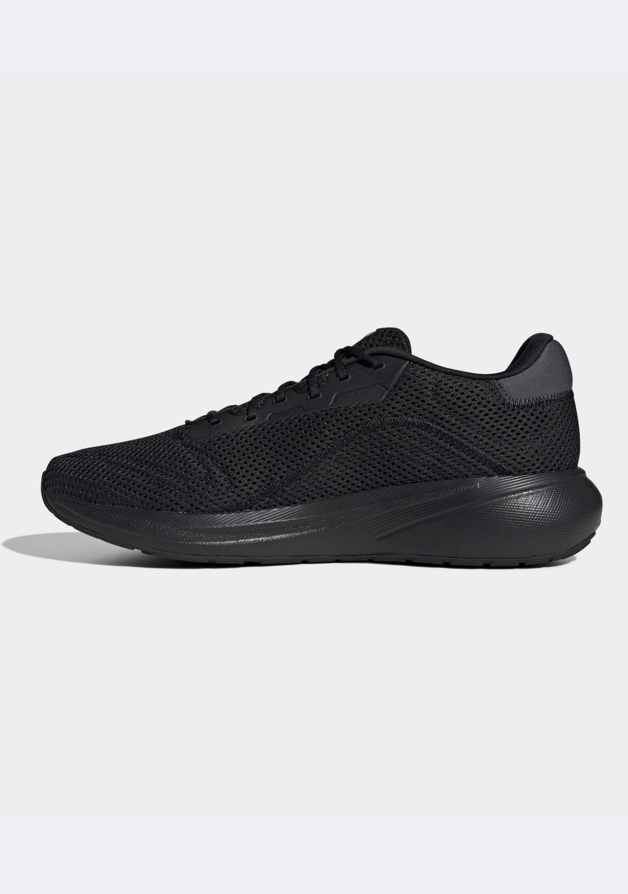 ADIDAS MEN'S RESPONSE RUN TRIPLE BLACK RUNNING SHOES Cothing_Mens-Adidas