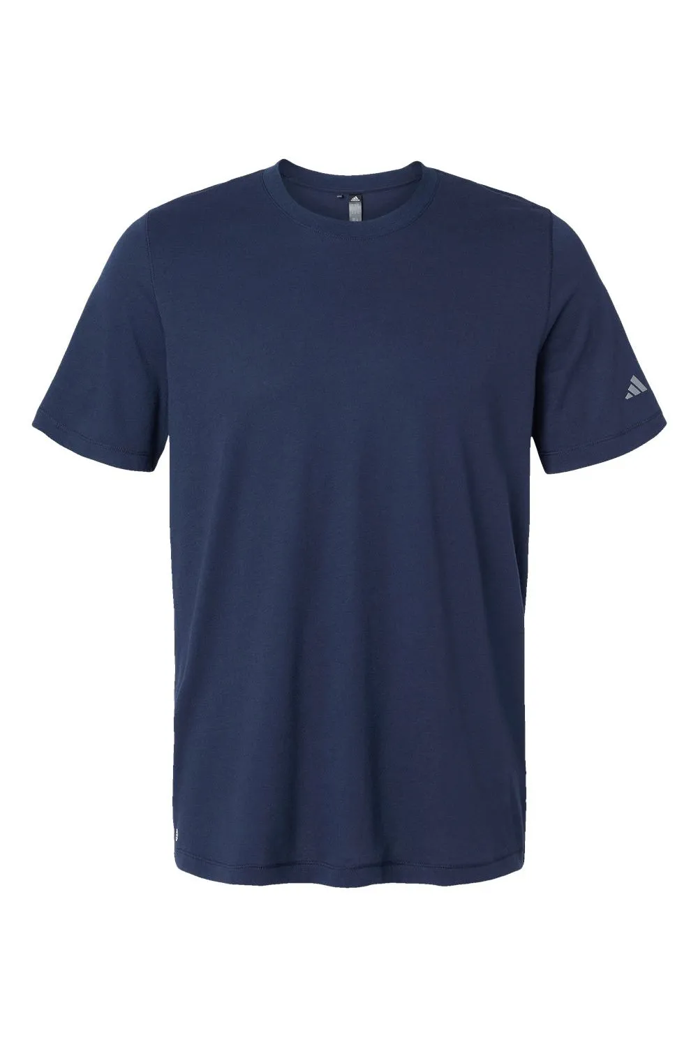 Adidas Mens Short Sleeve Crewneck T-Shirt - Collegiate Navy Blue