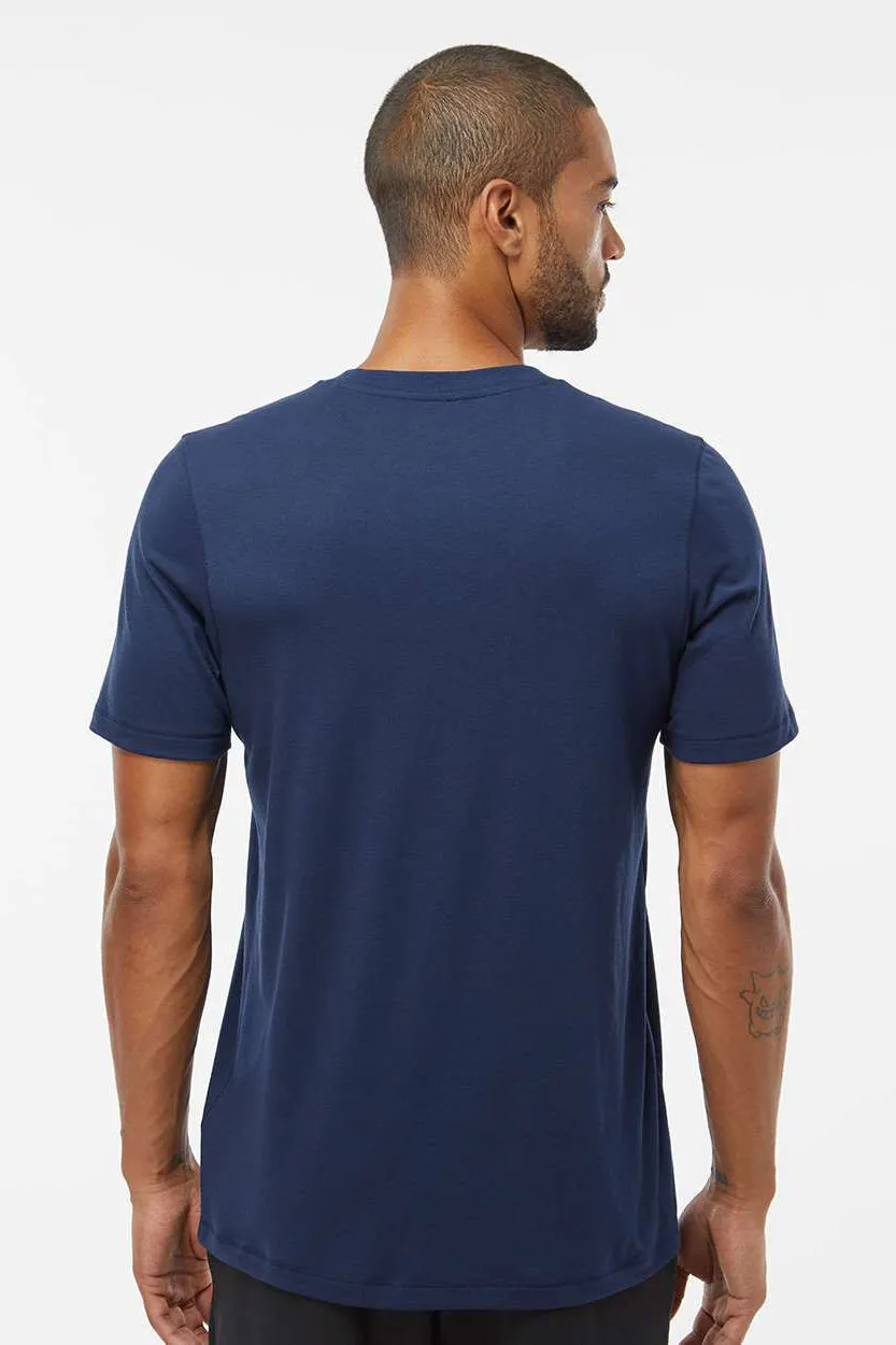 Adidas Mens Short Sleeve Crewneck T-Shirt - Collegiate Navy Blue