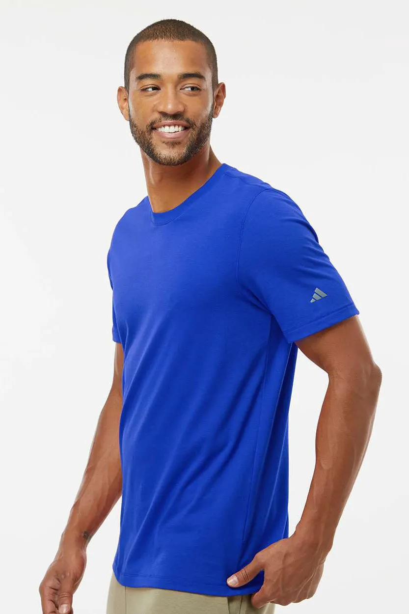 Adidas Mens Short Sleeve Crewneck T-Shirt - Collegiate Royal Blue