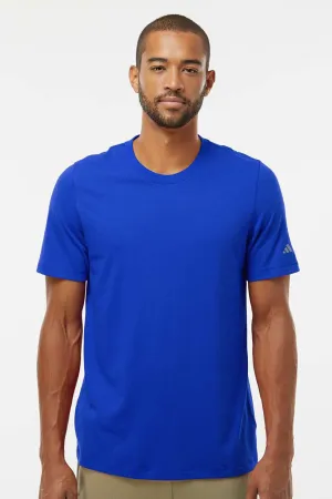 Adidas Mens Short Sleeve Crewneck T-Shirt - Collegiate Royal Blue