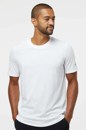 Adidas Mens Short Sleeve Crewneck T-Shirt - White