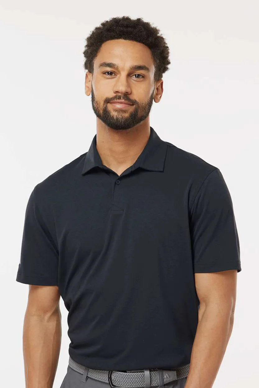 Adidas Mens Short Sleeve Polo Shirt - Black