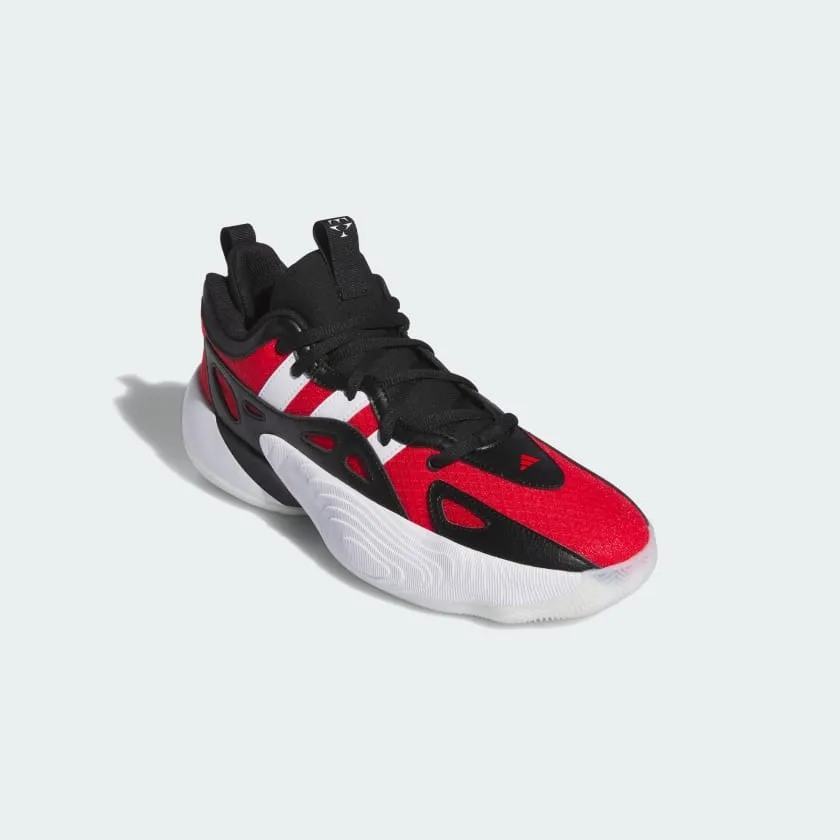 ADIDAS MEN'S TRAE YOUNG UNLIMITED 2 LOW BLACK/RED BASKETBALL SHOES Cothing_Mens-Adidas