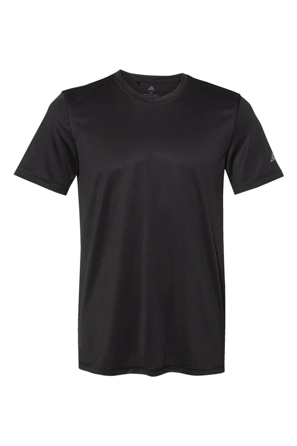 Adidas Mens UPF 50  Short Sleeve Crewneck T-Shirt - Black
