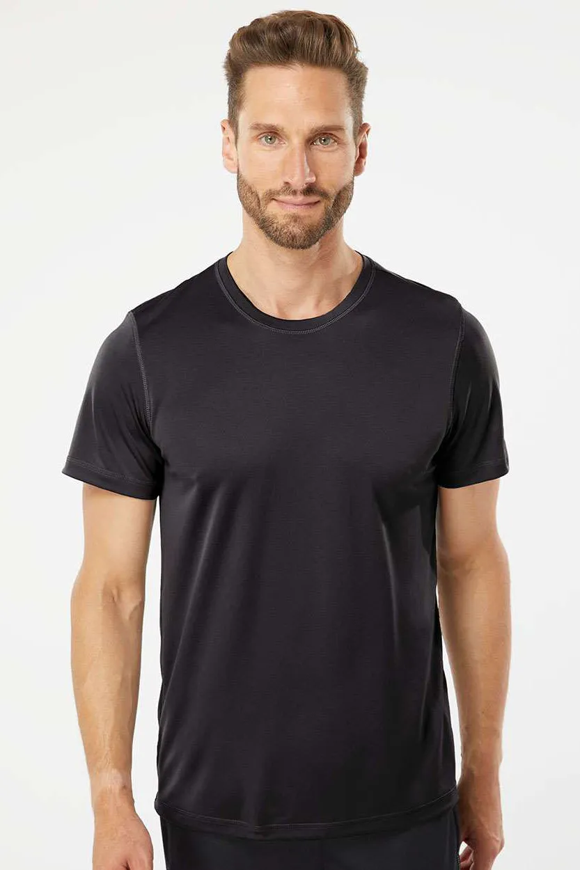 Adidas Mens UPF 50  Short Sleeve Crewneck T-Shirt - Black