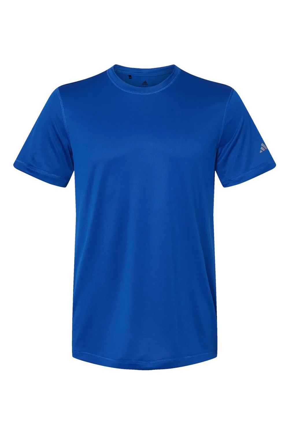 Adidas Mens UPF 50  Short Sleeve Crewneck T-Shirt - Collegiate Royal Blue