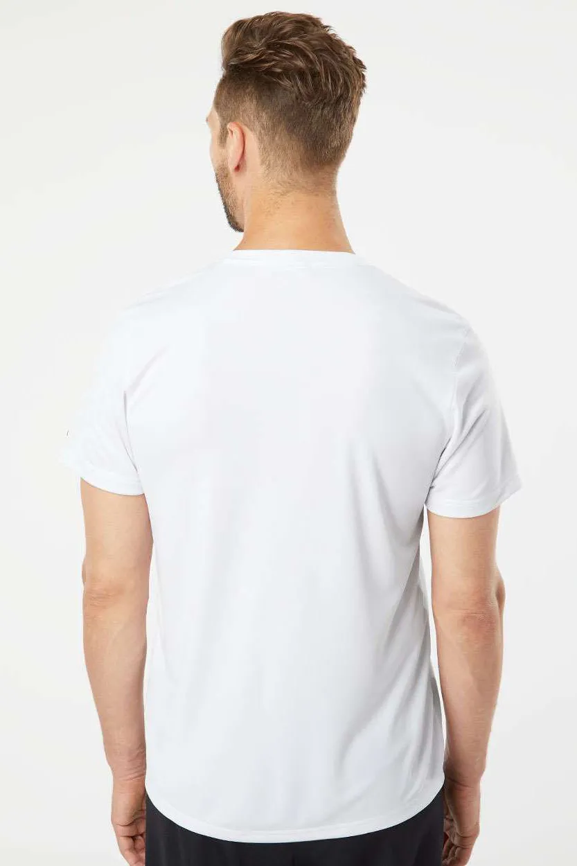 Adidas Mens UPF 50  Short Sleeve Crewneck T-Shirt - White