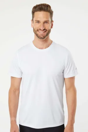 Adidas Mens UPF 50  Short Sleeve Crewneck T-Shirt - White