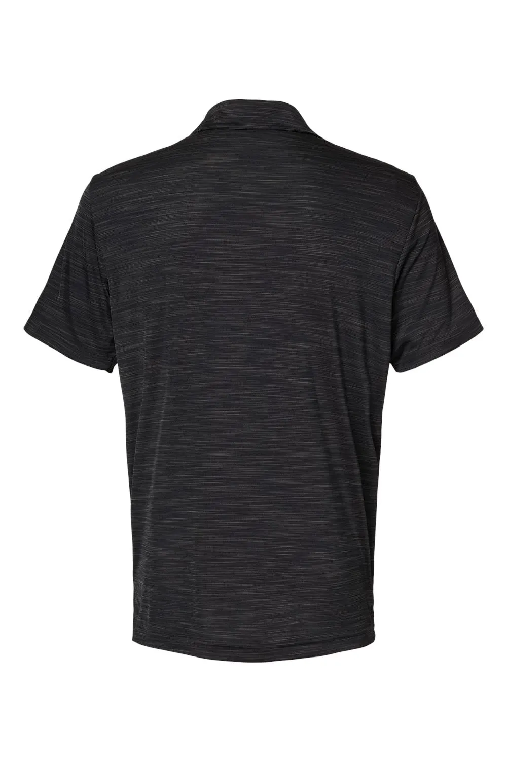 Adidas Mens UPF 50  Short Sleeve Polo Shirt - Black Melange