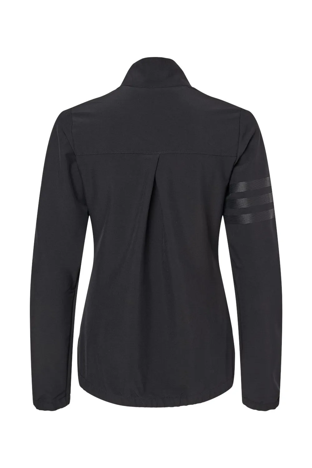Adidas Womens 3 Stripes Full Zip Jacket - Black