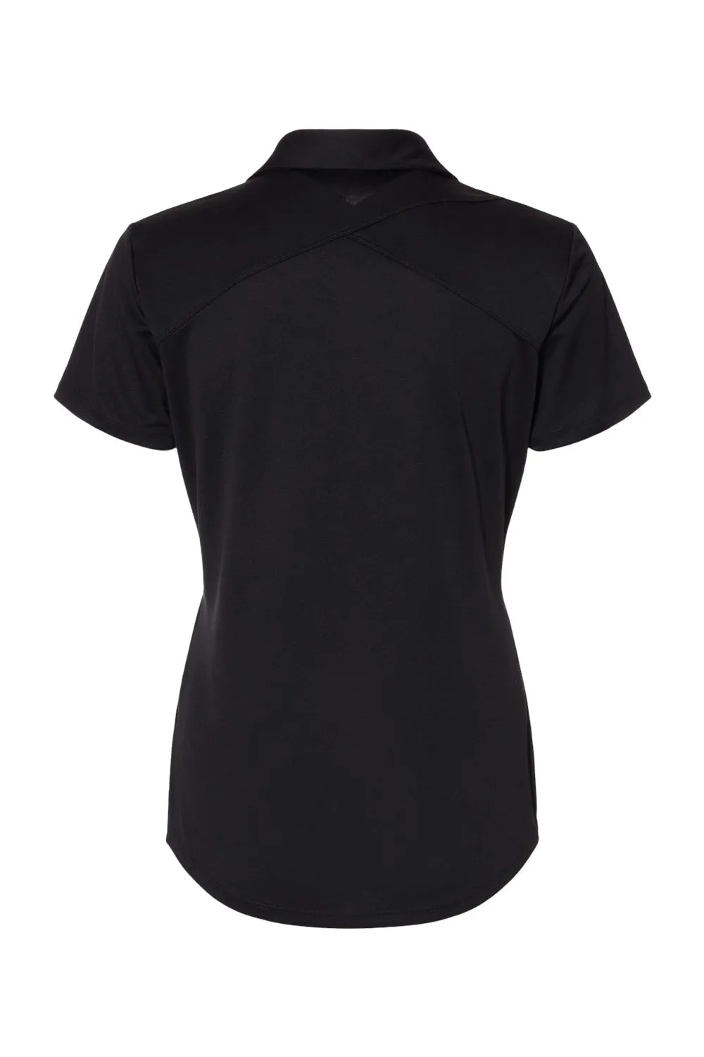 Adidas Womens Floating 3 UPF 50  Stripes Short Sleeve Polo Shirt - Black