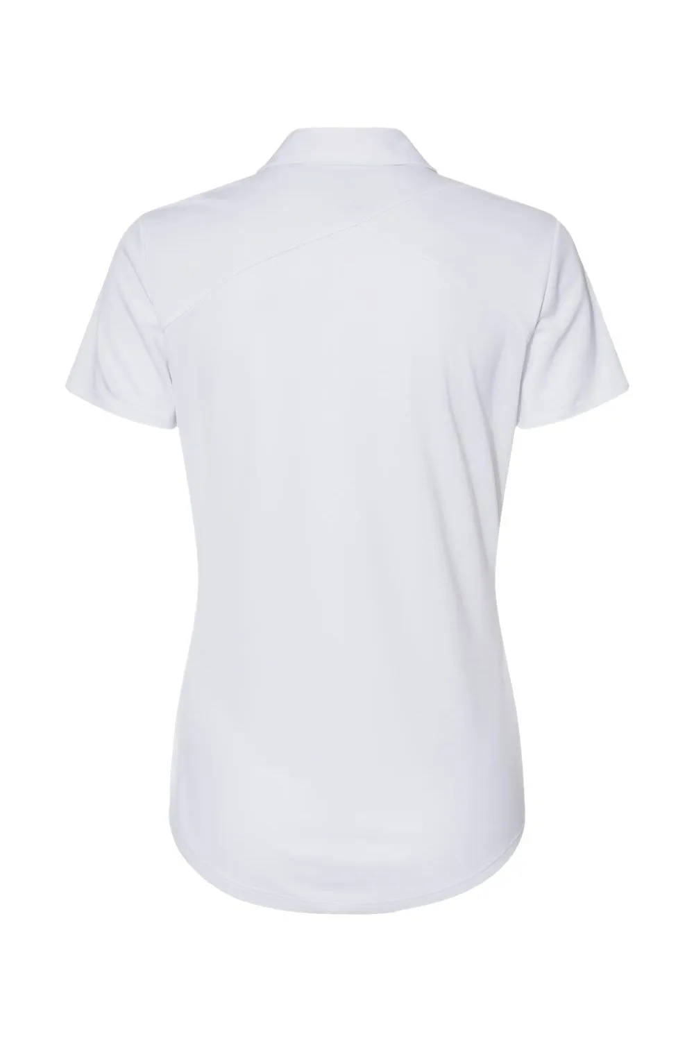 Adidas Womens Floating 3 UPF 50  Stripes Short Sleeve Polo Shirt - White/Black