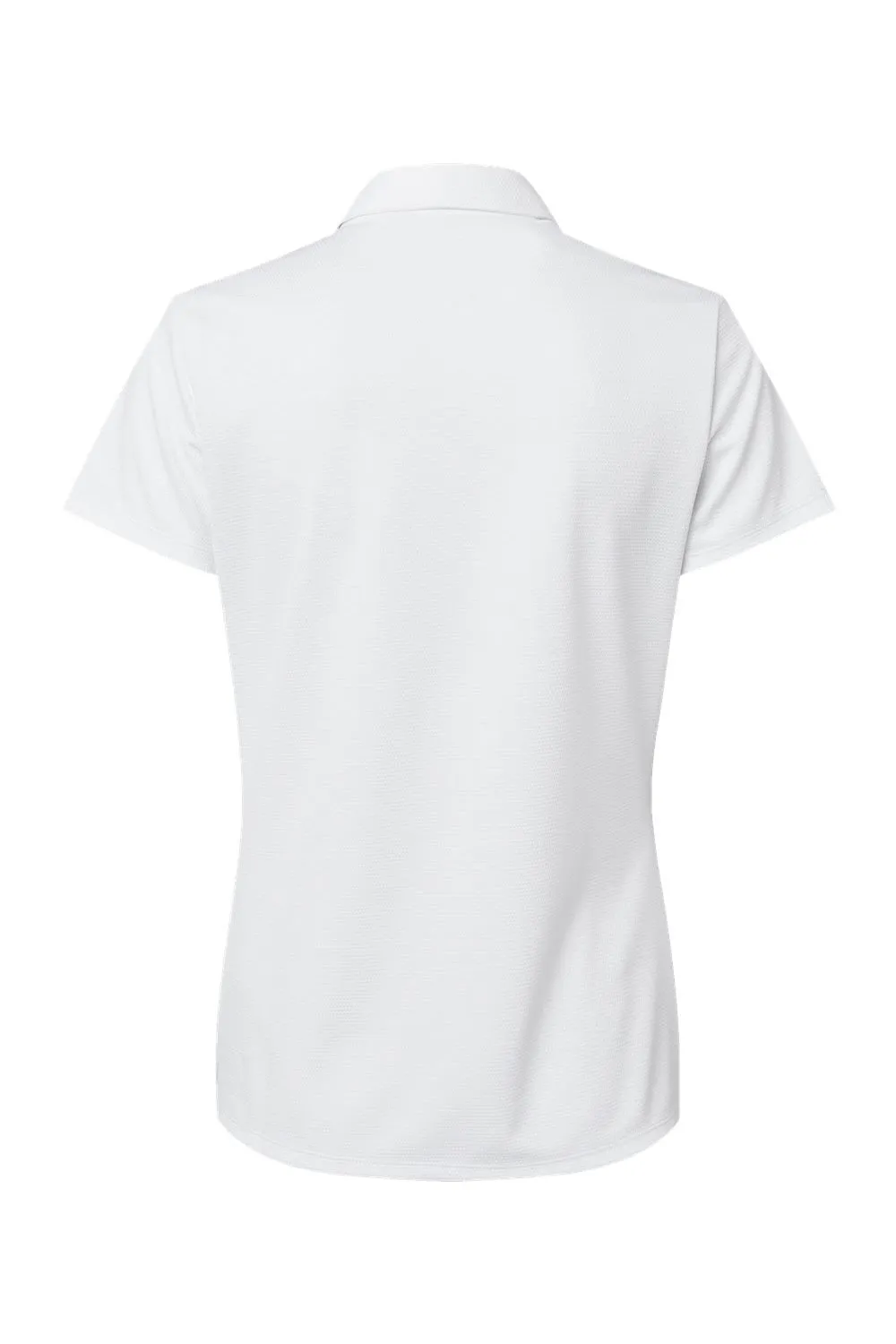 Adidas Womens Micro Pique Short Sleeve Polo Shirt - White