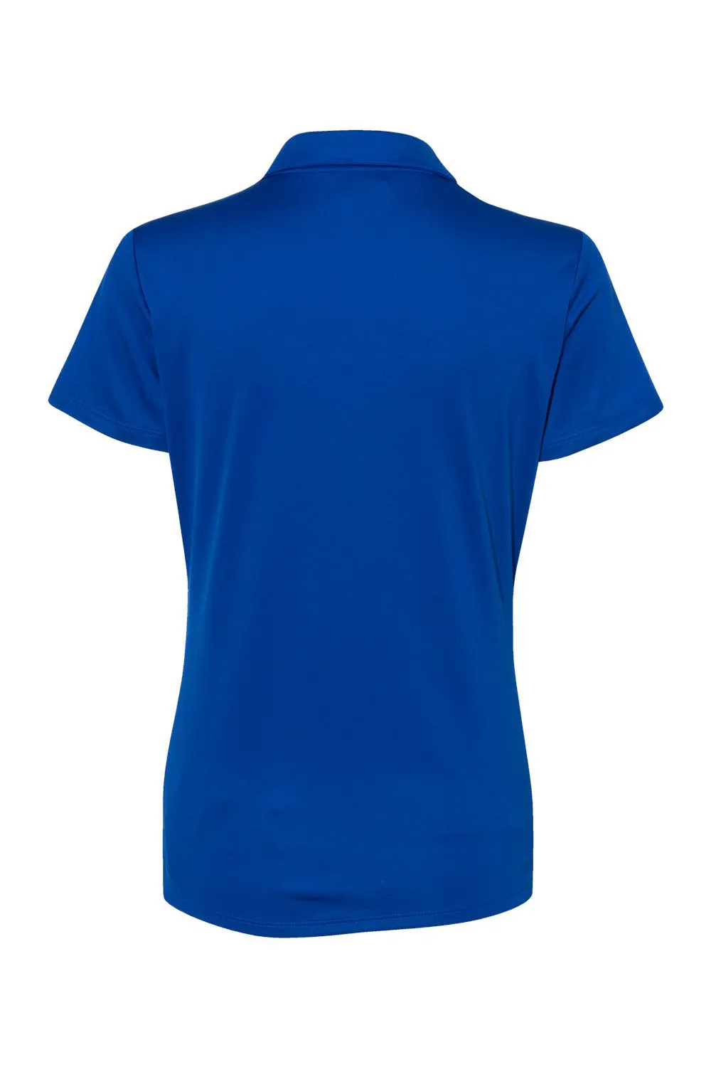 Adidas Womens Performance UPF 50  Short Sleeve Polo Shirt - Collegiate Royal Blue