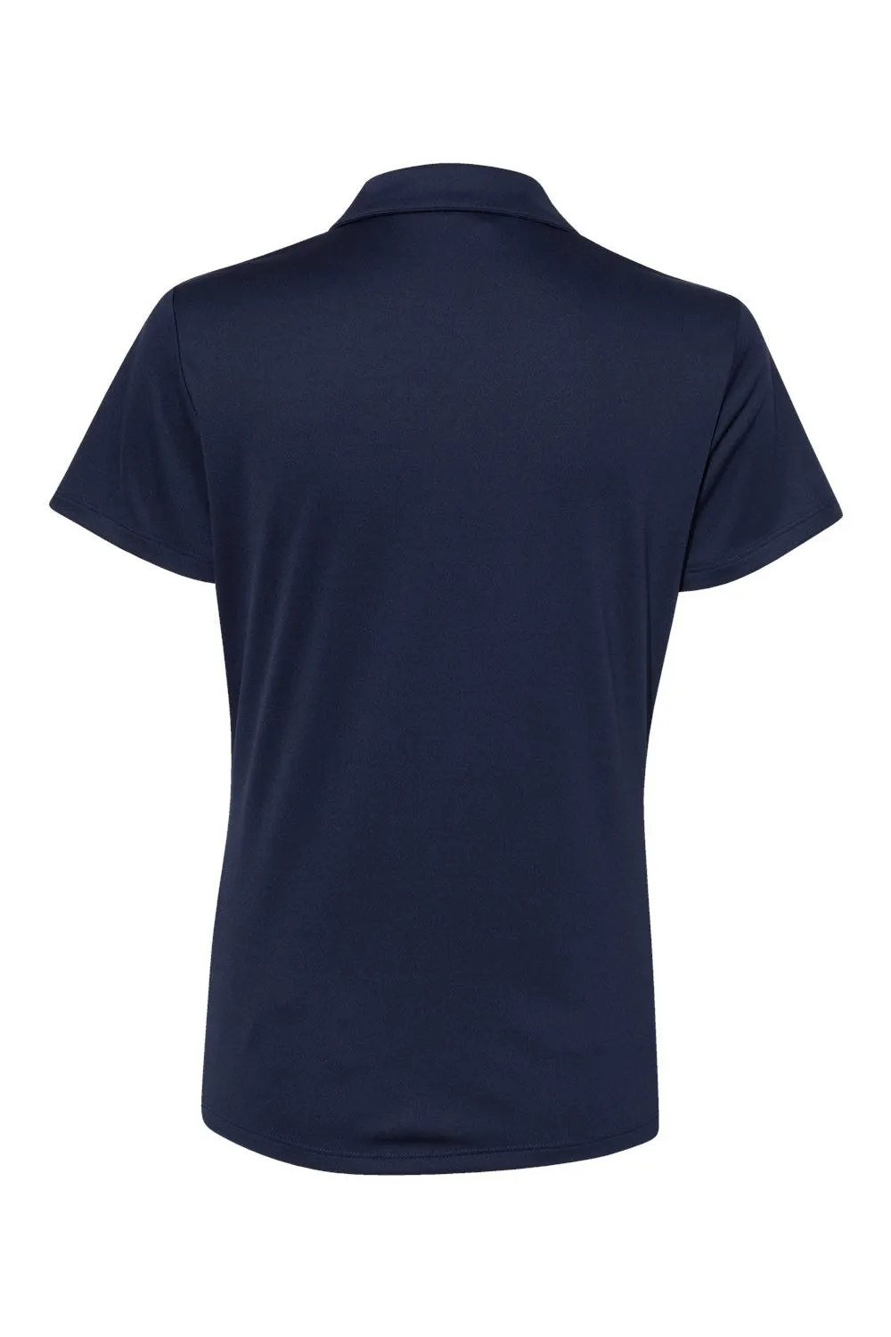 Adidas Womens Performance UPF 50  Short Sleeve Polo Shirt - Navy Blue