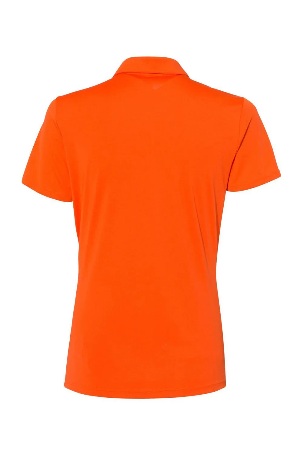 Adidas Womens Performance UPF 50  Short Sleeve Polo Shirt - Orange - Closeout