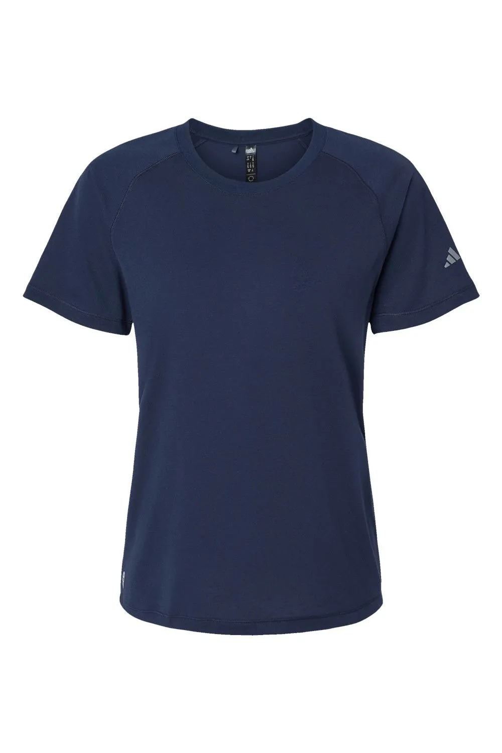 Adidas Womens Short Sleeve Crewneck T-Shirt - Collegiate Navy Blue