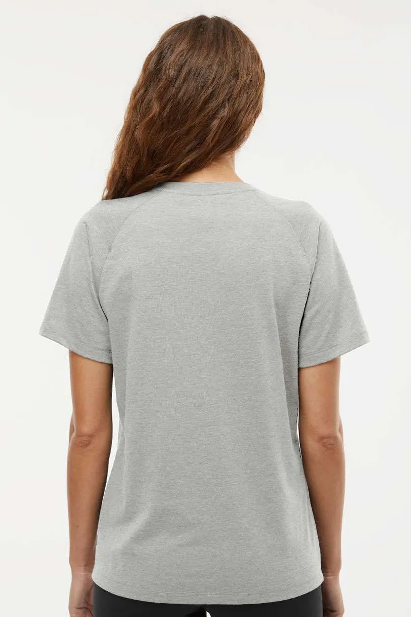 Adidas Womens Short Sleeve Crewneck T-Shirt - Heather Medium Grey