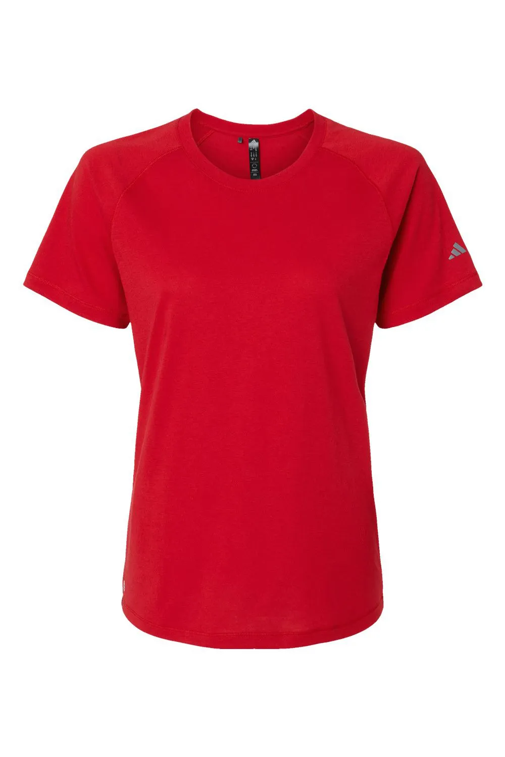 Adidas Womens Short Sleeve Crewneck T-Shirt - Power Red