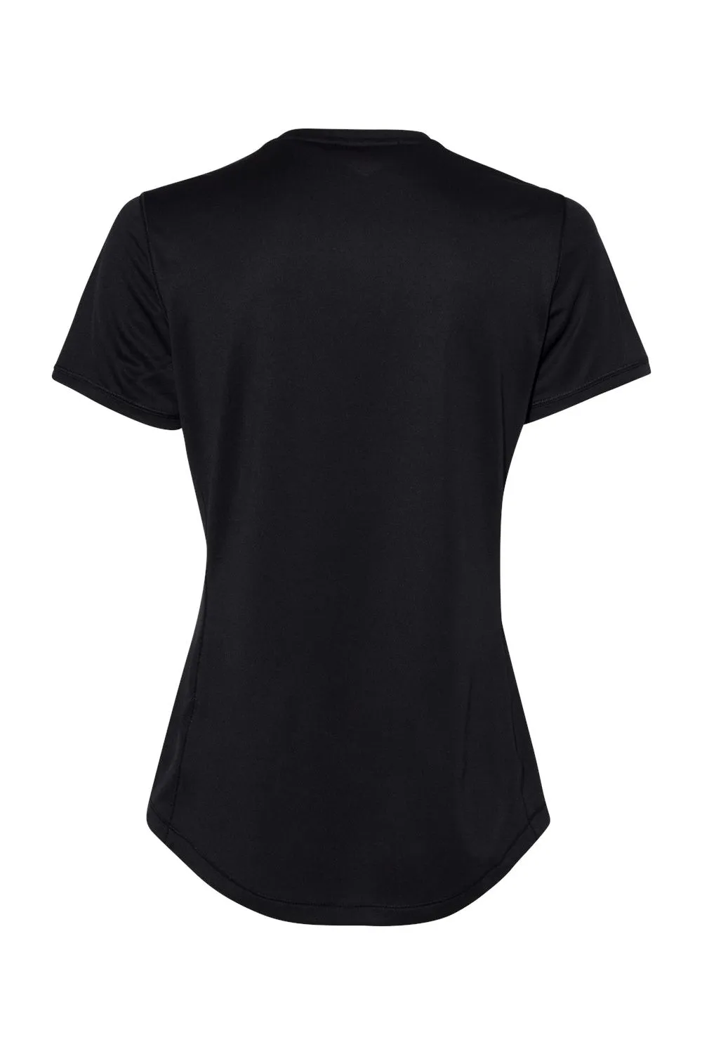 Adidas Womens UPF 50  Short Sleeve Crewneck T-Shirt - Black