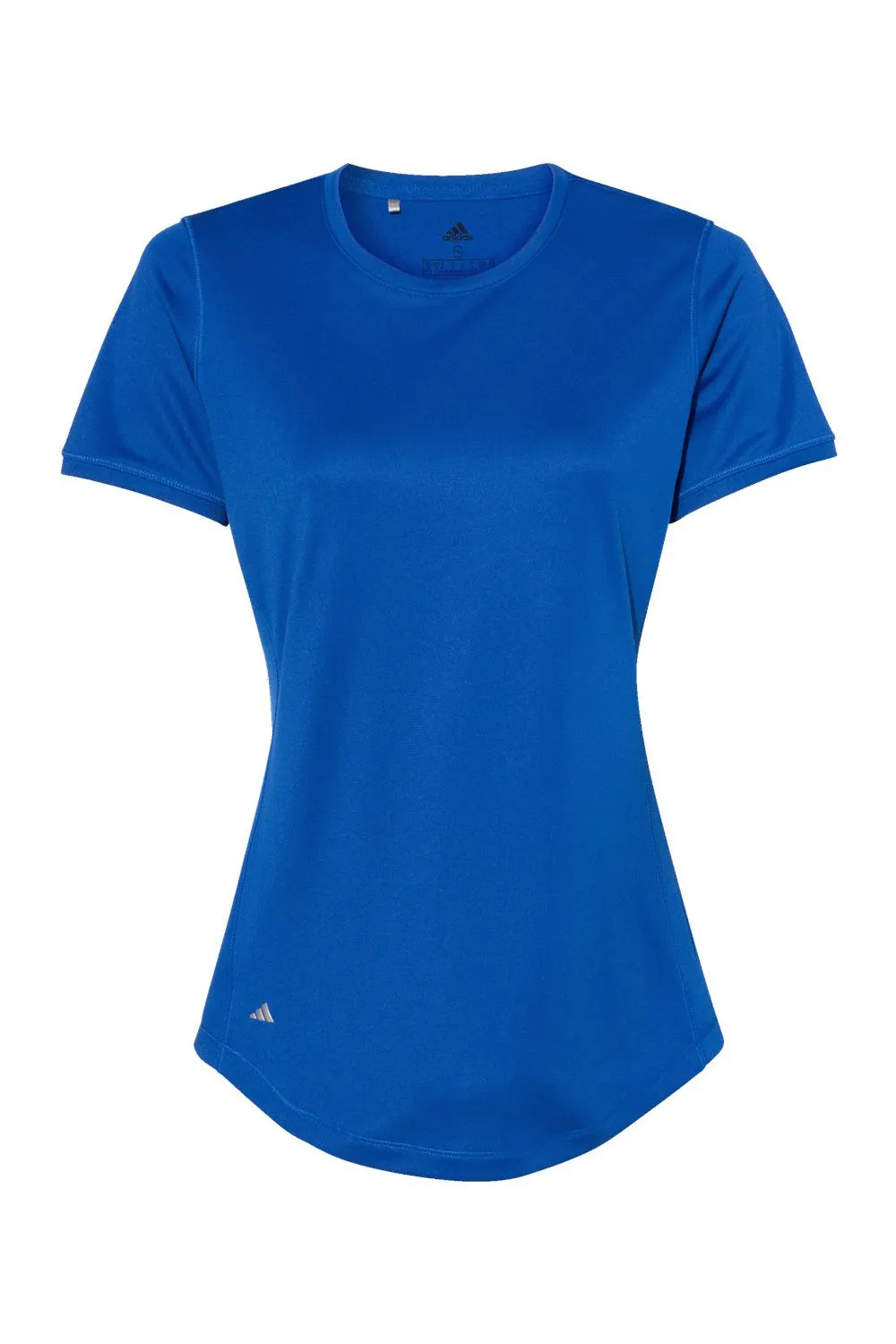 Adidas Womens UPF 50  Short Sleeve Crewneck T-Shirt - Collegiate Royal Blue - Closeout