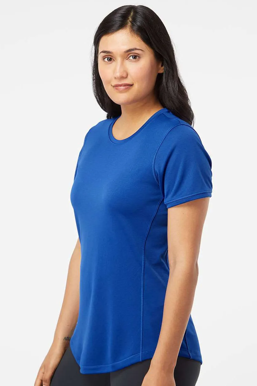 Adidas Womens UPF 50  Short Sleeve Crewneck T-Shirt - Collegiate Royal Blue - Closeout