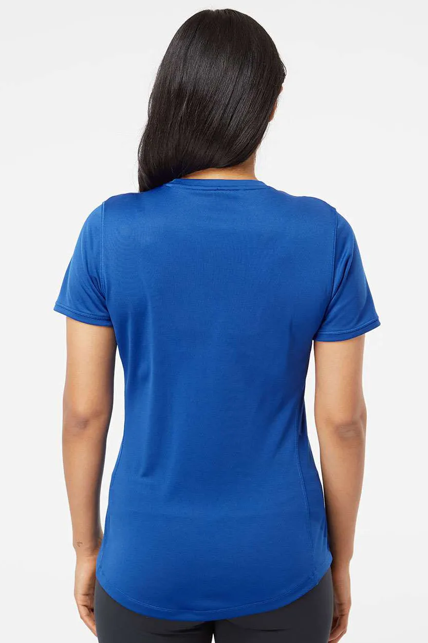 Adidas Womens UPF 50  Short Sleeve Crewneck T-Shirt - Collegiate Royal Blue - Closeout