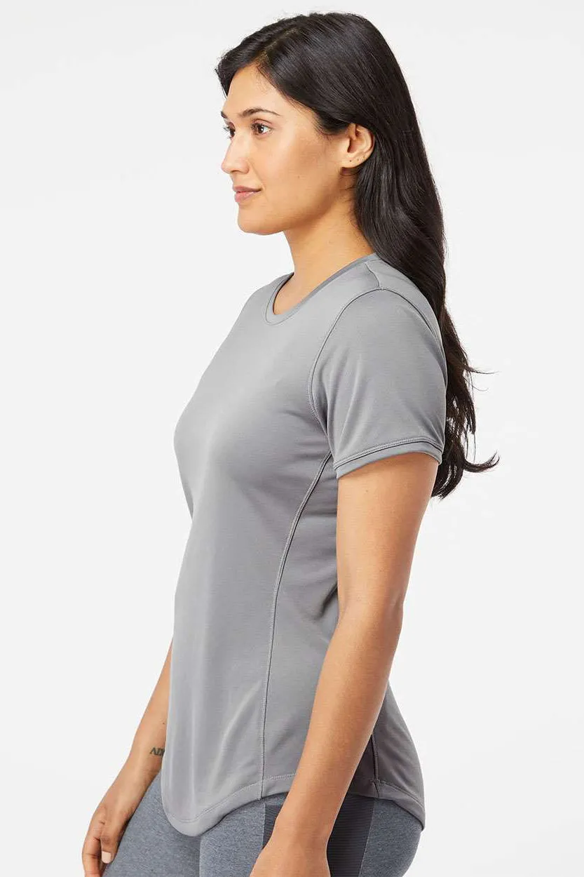Adidas Womens UPF 50  Short Sleeve Crewneck T-Shirt - Grey - Closeout