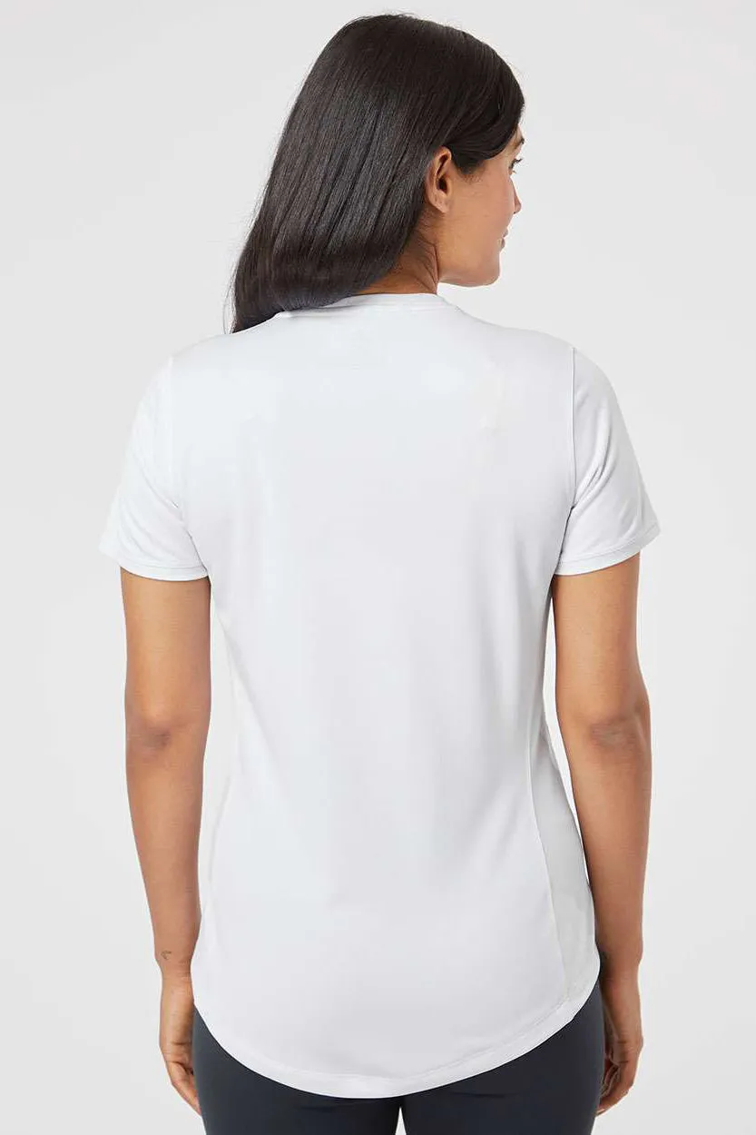 Adidas Womens UPF 50  Short Sleeve Crewneck T-Shirt - White