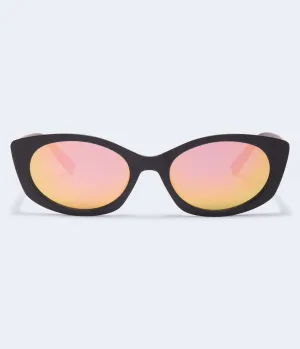 Aeropostale Womens' Sporty Angular Cateye Sunglasses -  - Size One Size - Plastic - Teen Fashion & Clothing Black Aeropostale