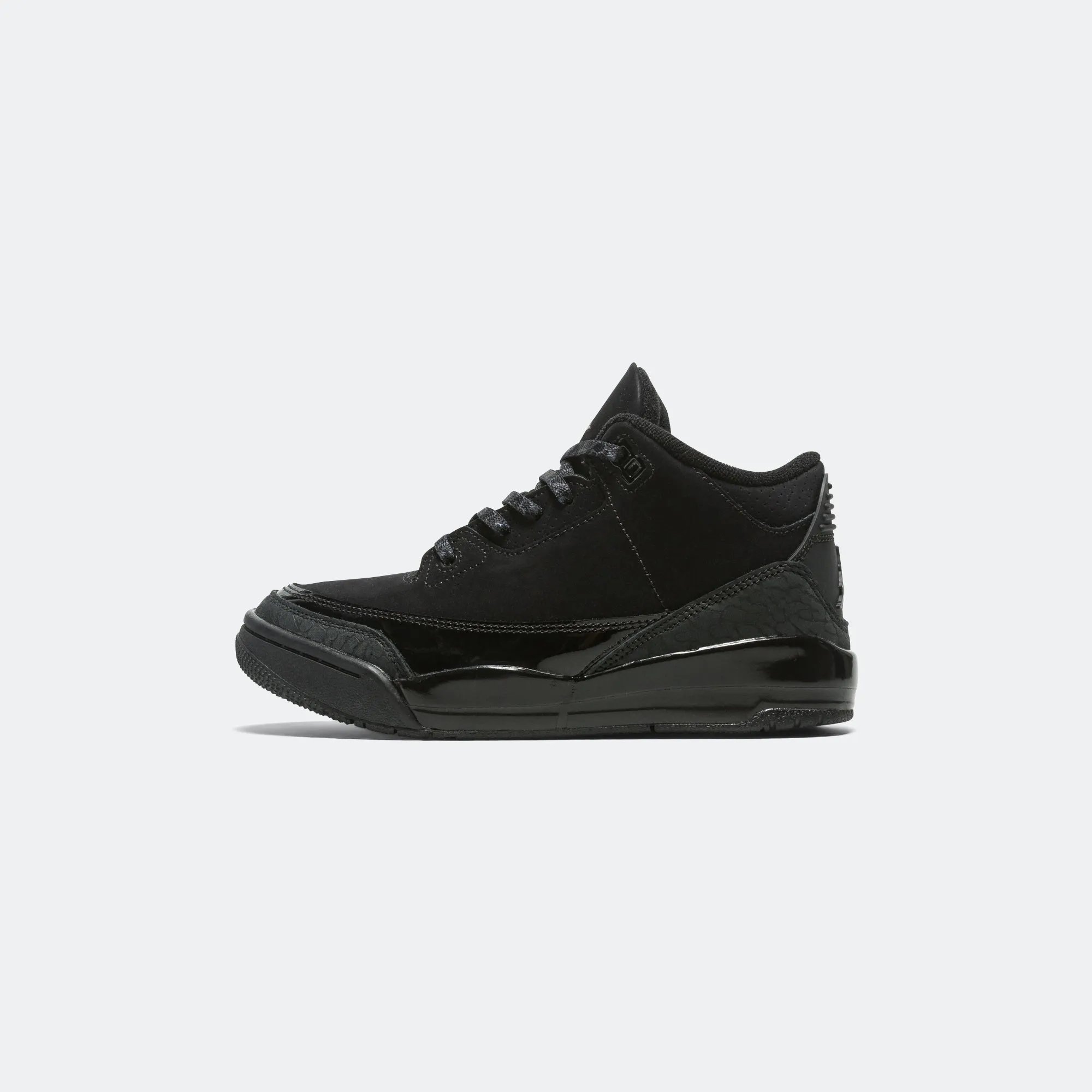 Air Jordan 3 Retro (PS) - Black/Dark Charcoal-White Jordan Clothing