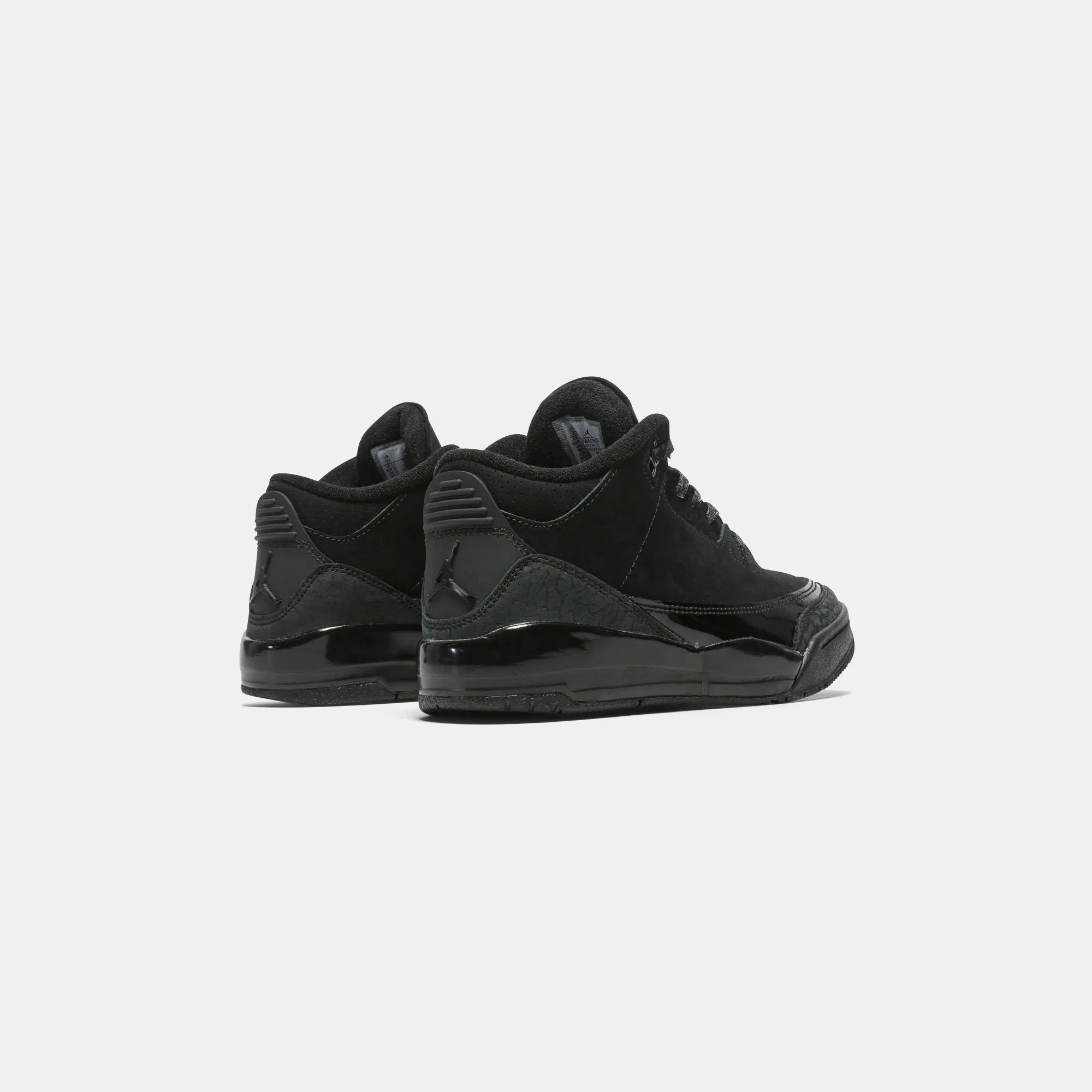 Air Jordan 3 Retro (PS) - Black/Dark Charcoal-White Jordan Clothing