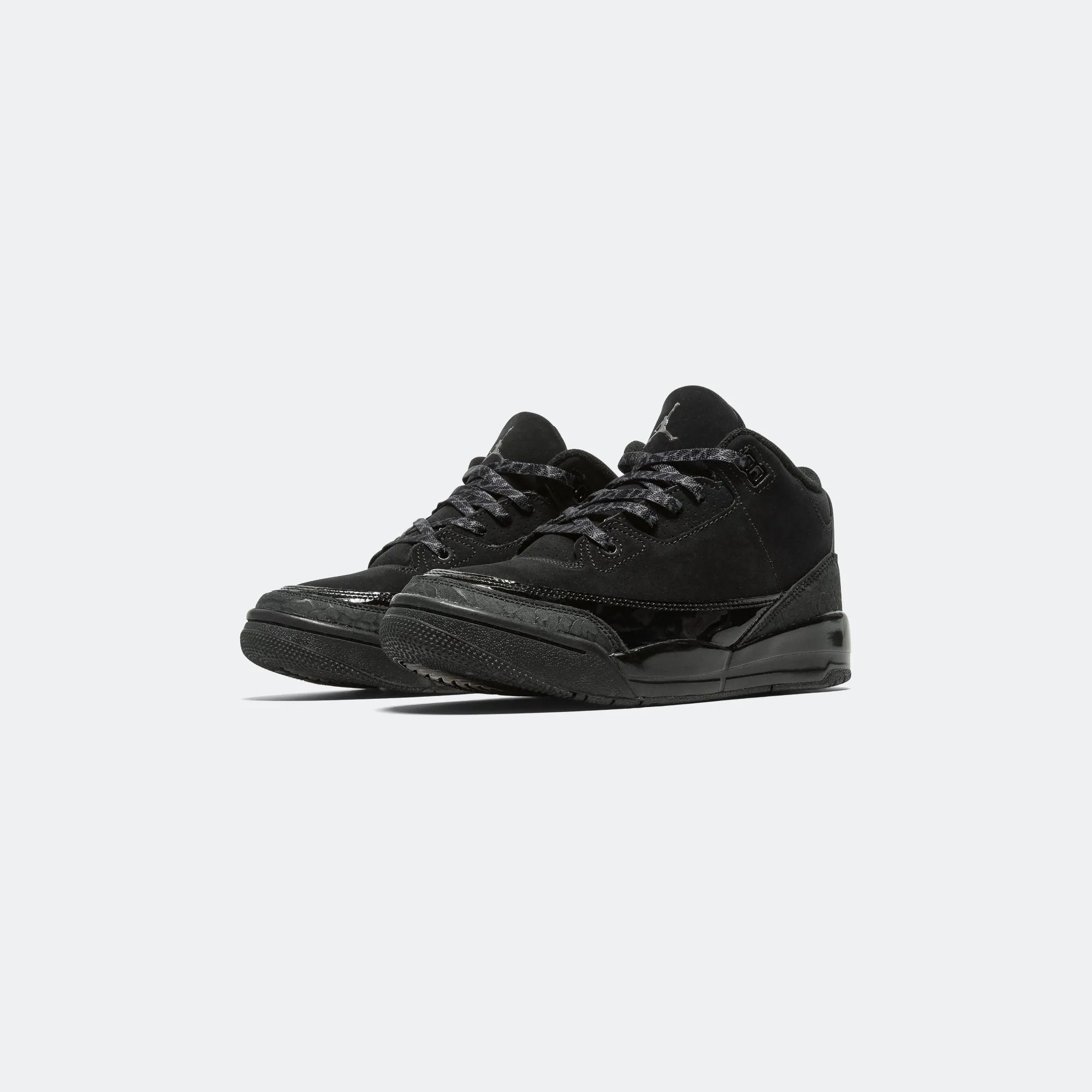 Air Jordan 3 Retro (PS) - Black/Dark Charcoal-White Jordan Clothing