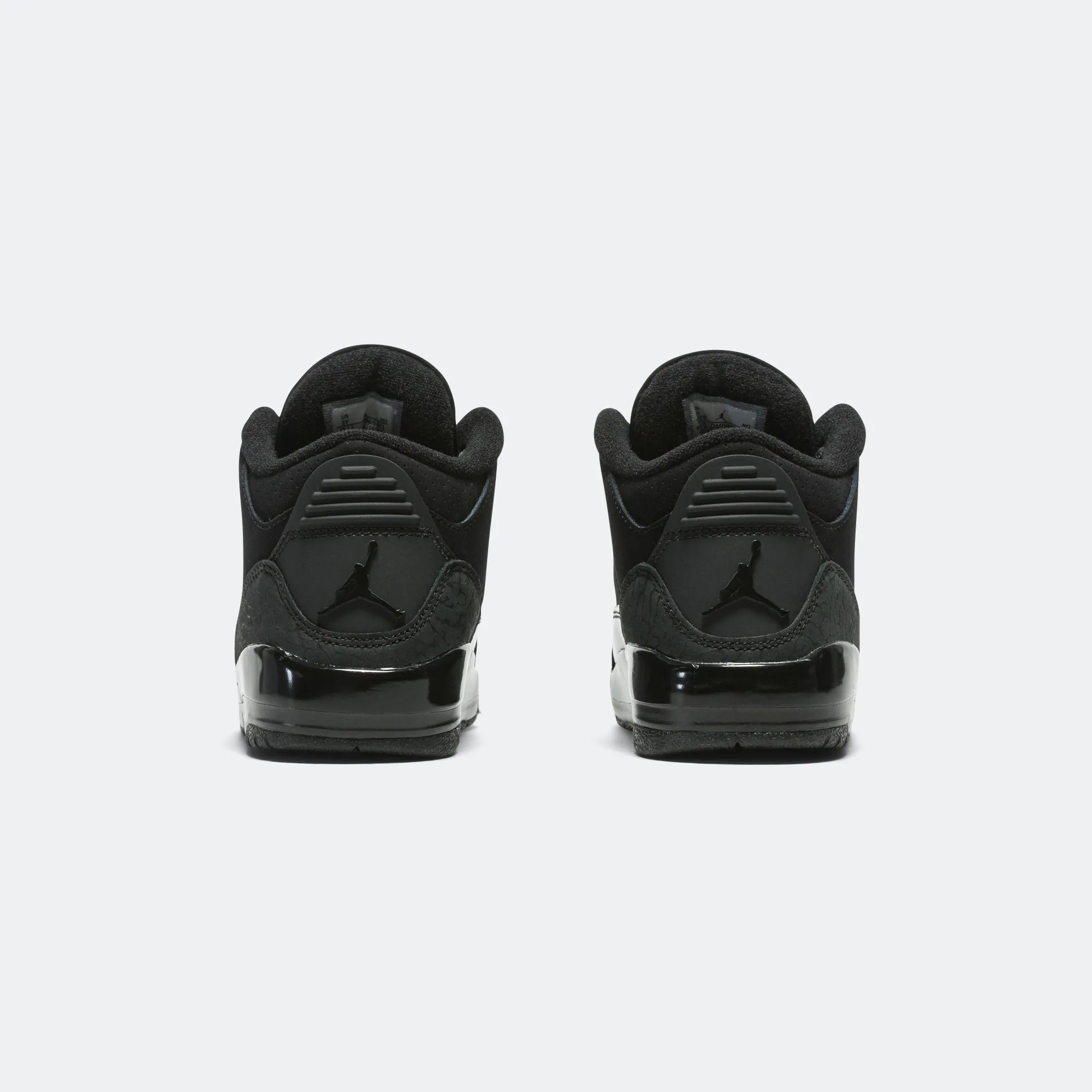 Air Jordan 3 Retro (PS) - Black/Dark Charcoal-White Jordan Clothing
