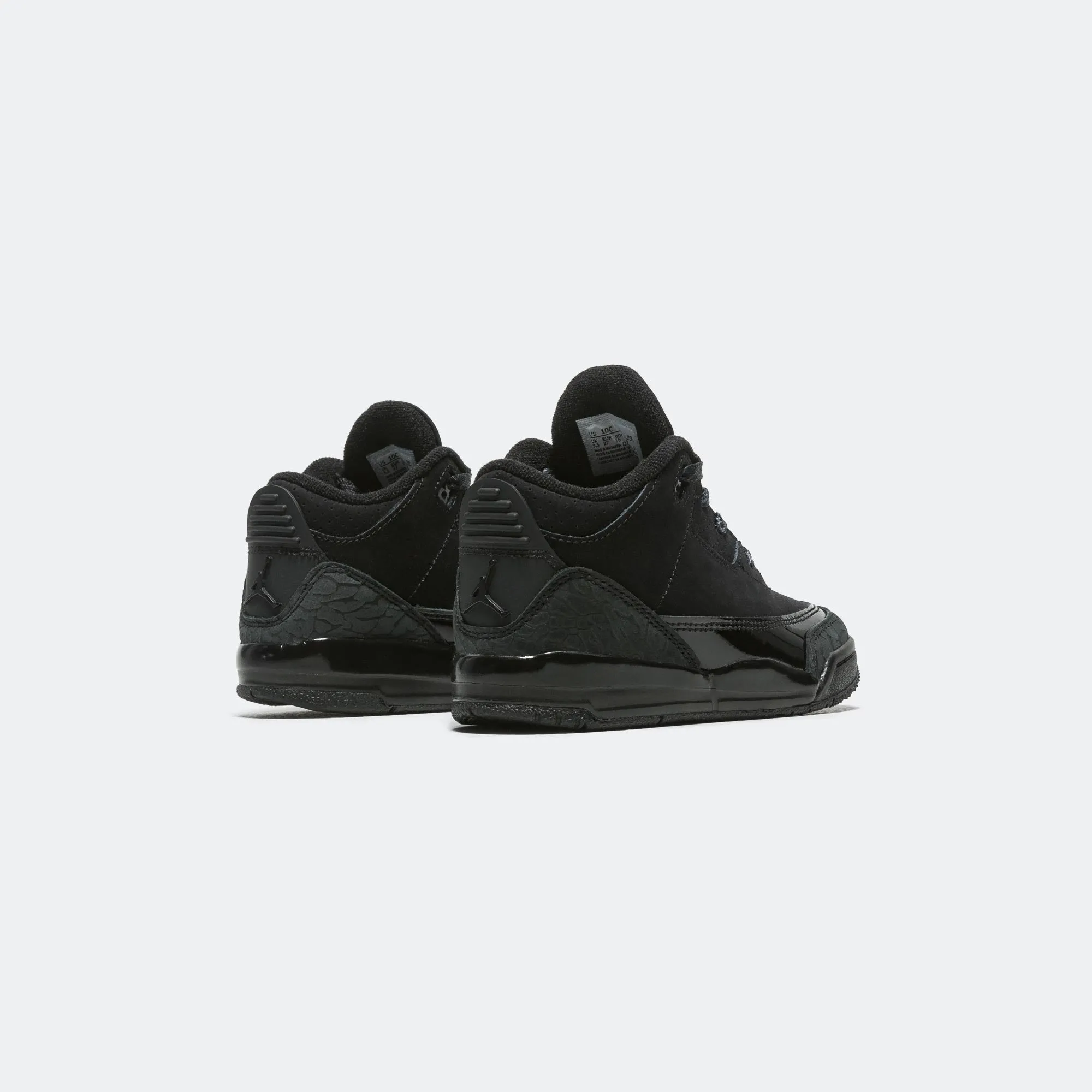 Air Jordan 3 Retro (TD) - Black/Dark Charcoal-White Jordan Clothing